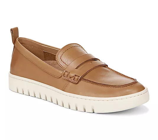 Vionic Leather/Suede 360 Flex Loafers - Uptown - QVC.com | QVC