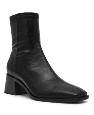 Women's Eralyn Block Heel Square Toe Sock Booties | Macy's