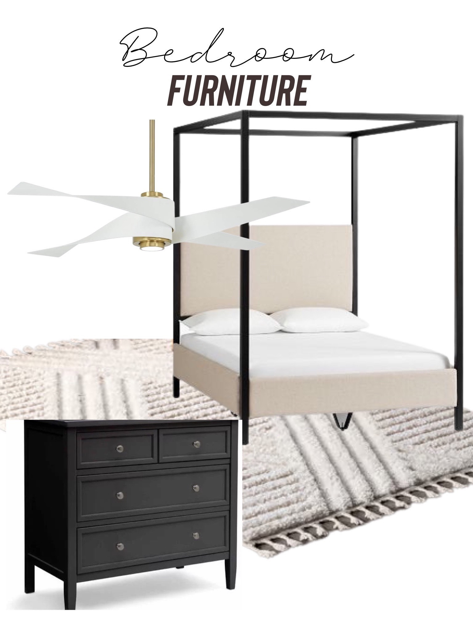 Canopy bed gold artistic tan dresser nightstand under $200 area rug home decor  



#LTKhome #LTKunder100 #LTKunder50