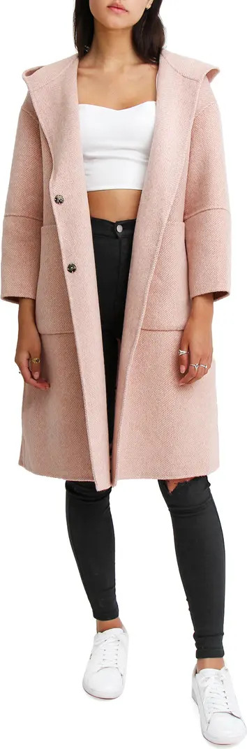 Walk This Way Wool Blend Oversized Coat | Nordstrom Rack