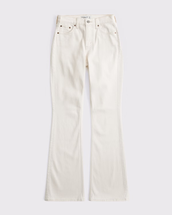 Women's Curve Love High Rise Bootcut Jean | Women's Clearance | Abercrombie.com | Abercrombie & Fitch (US)