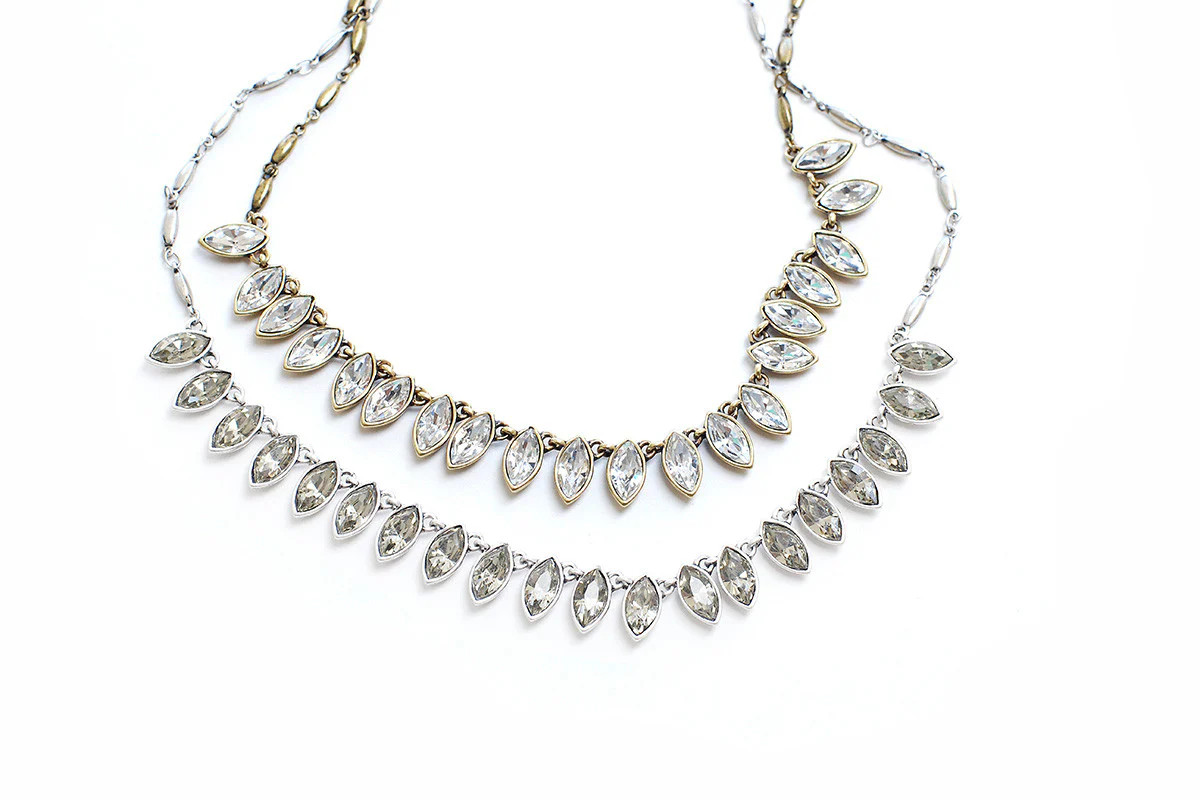 Marquis Crystal Necklace | Mr. Kate (Global)