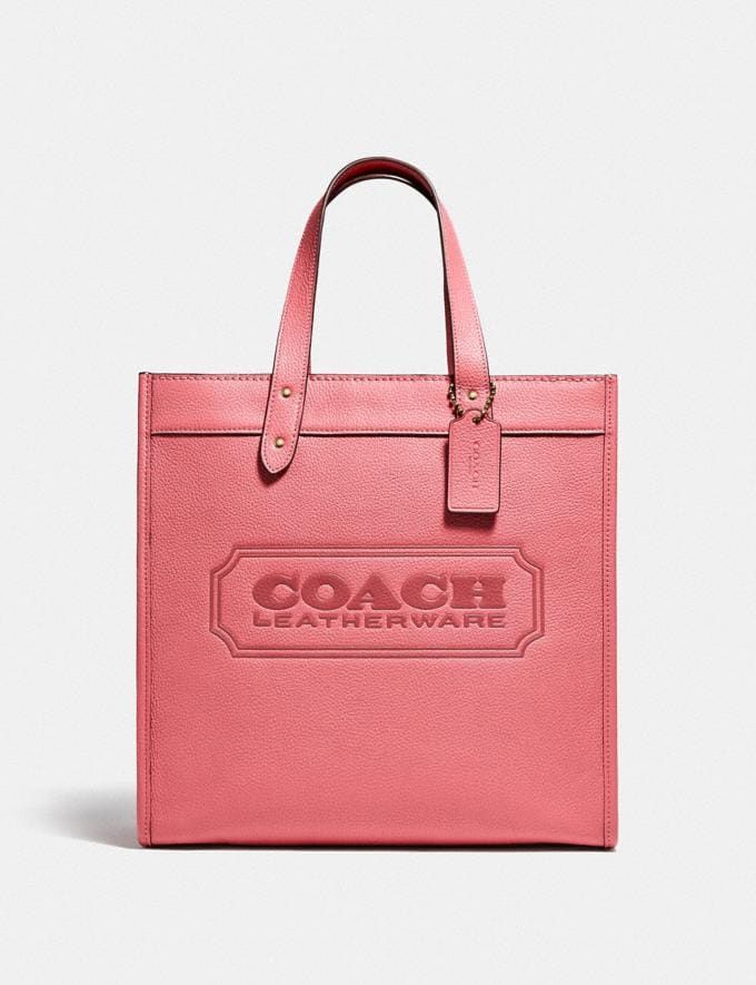 field tote with coach badge | Coach (UK)