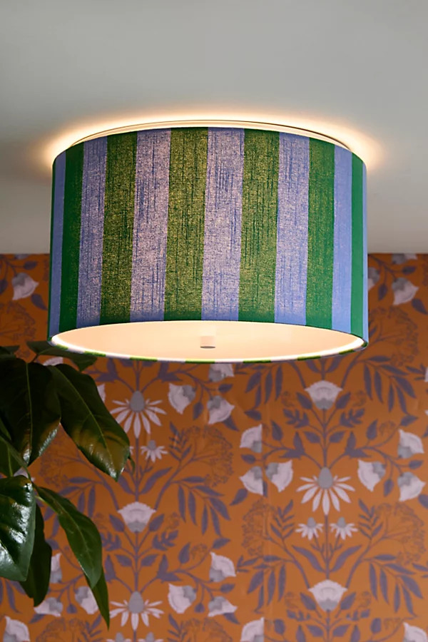 Odette Flush Mount Conversion Kit in Blue Stripe at Urban Outfitters | Urban Outfitters (US and RoW)