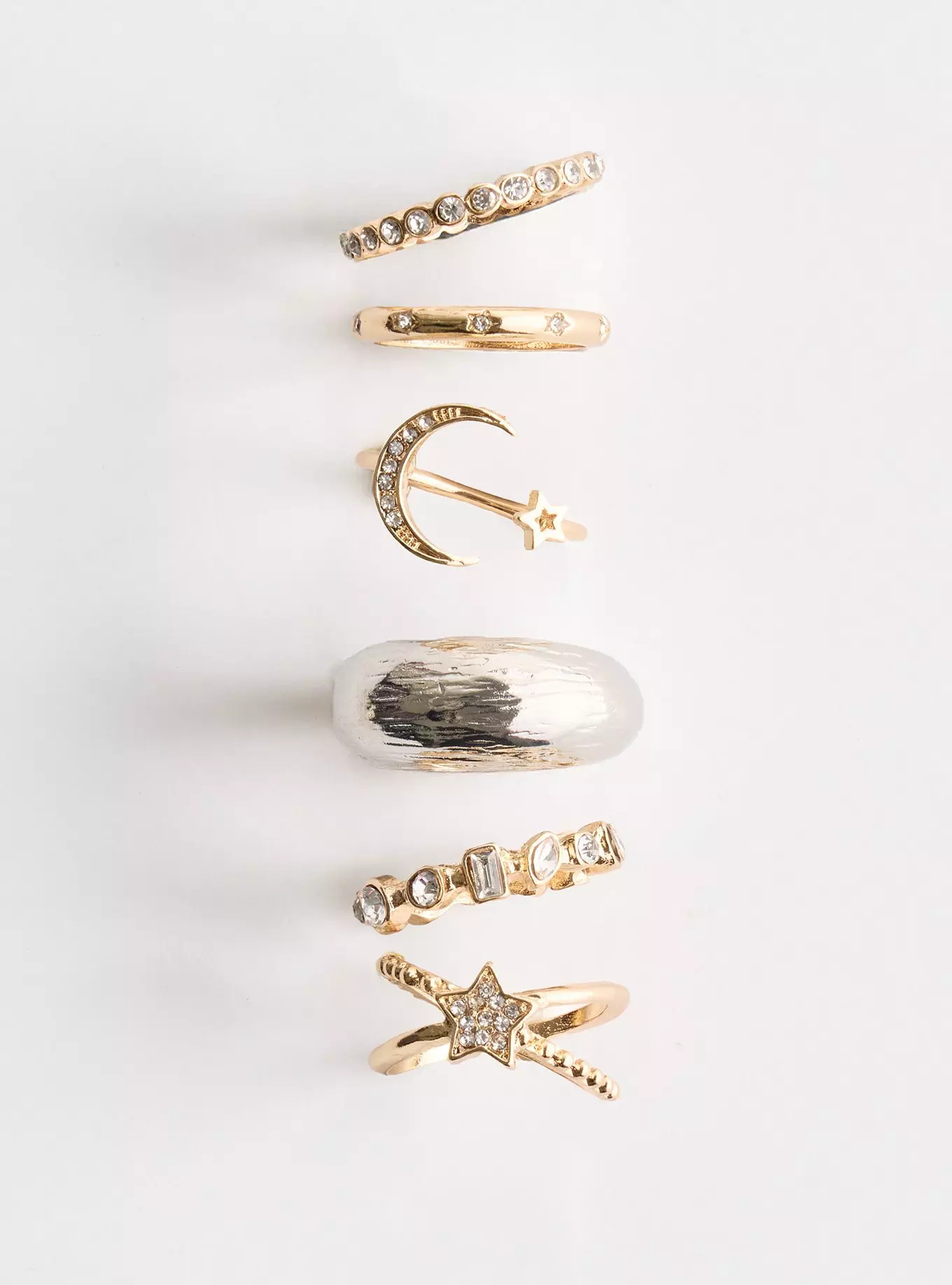 Celestial Rhinestone Ring Set | Torrid (US & Canada)