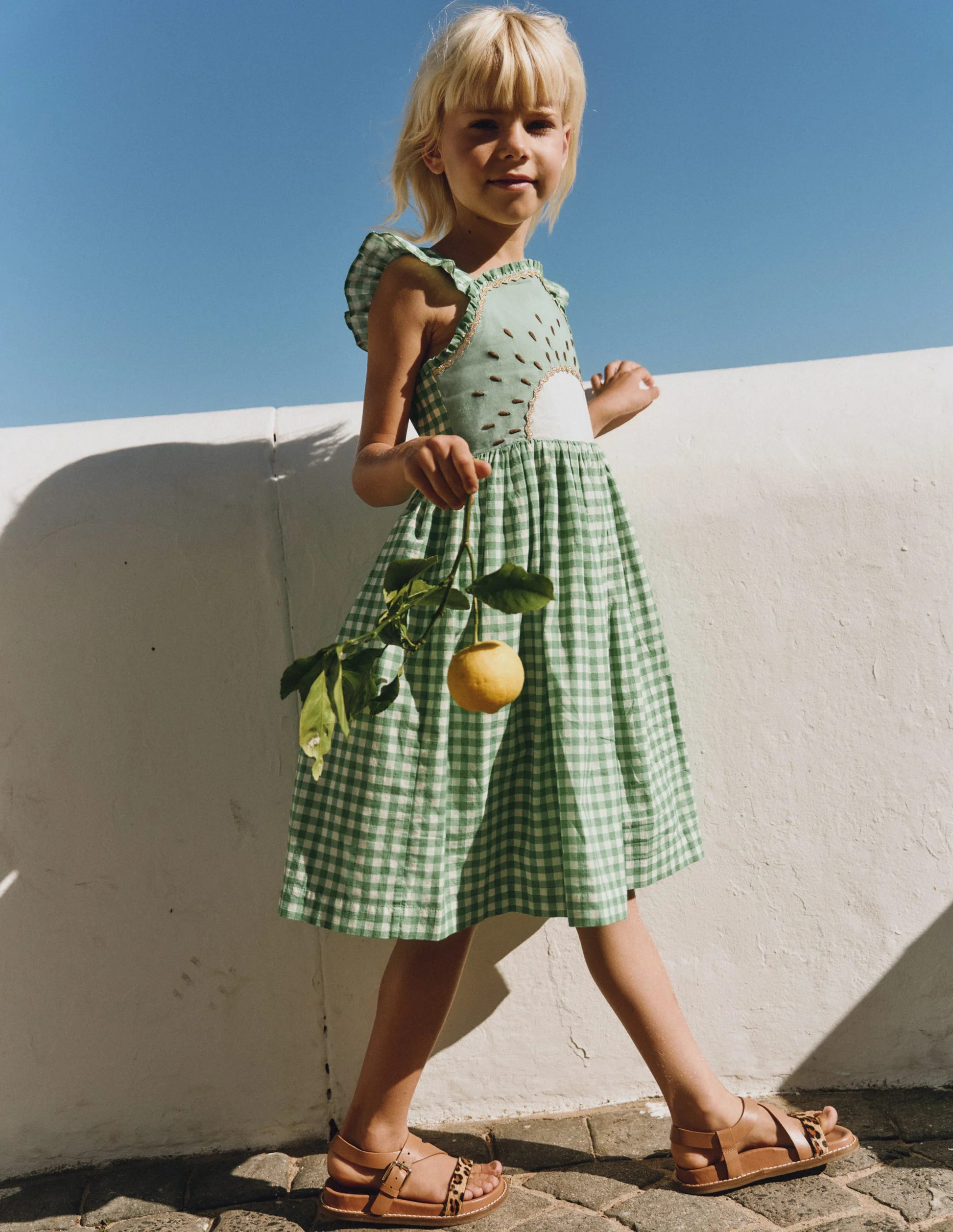Novelty Strappy Dress-Kiwi | Boden (US)