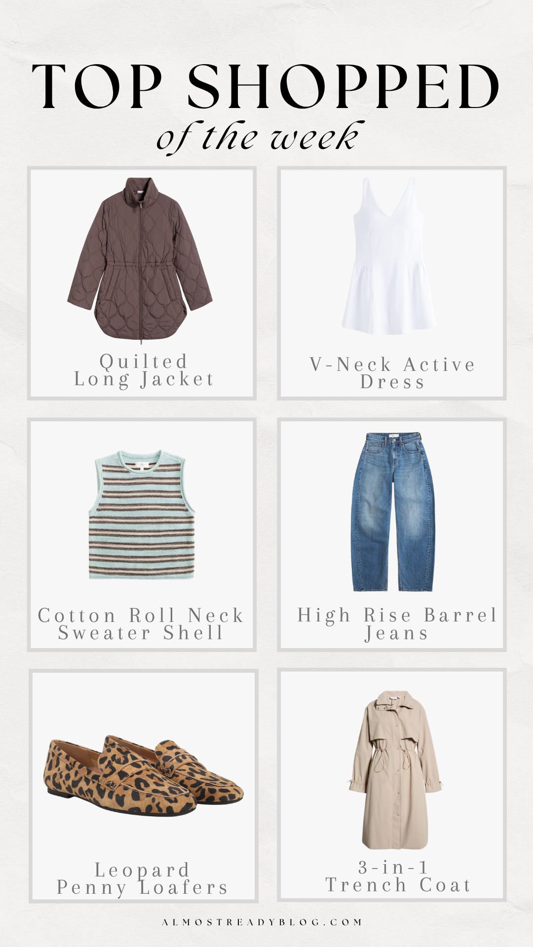 Top Shopped of the Week!! 

Top sellers, watchnow, new arrivals, abercrombie, Nordstrom, fall fashion, Amanda west #LTKootd 

 #LTKootd