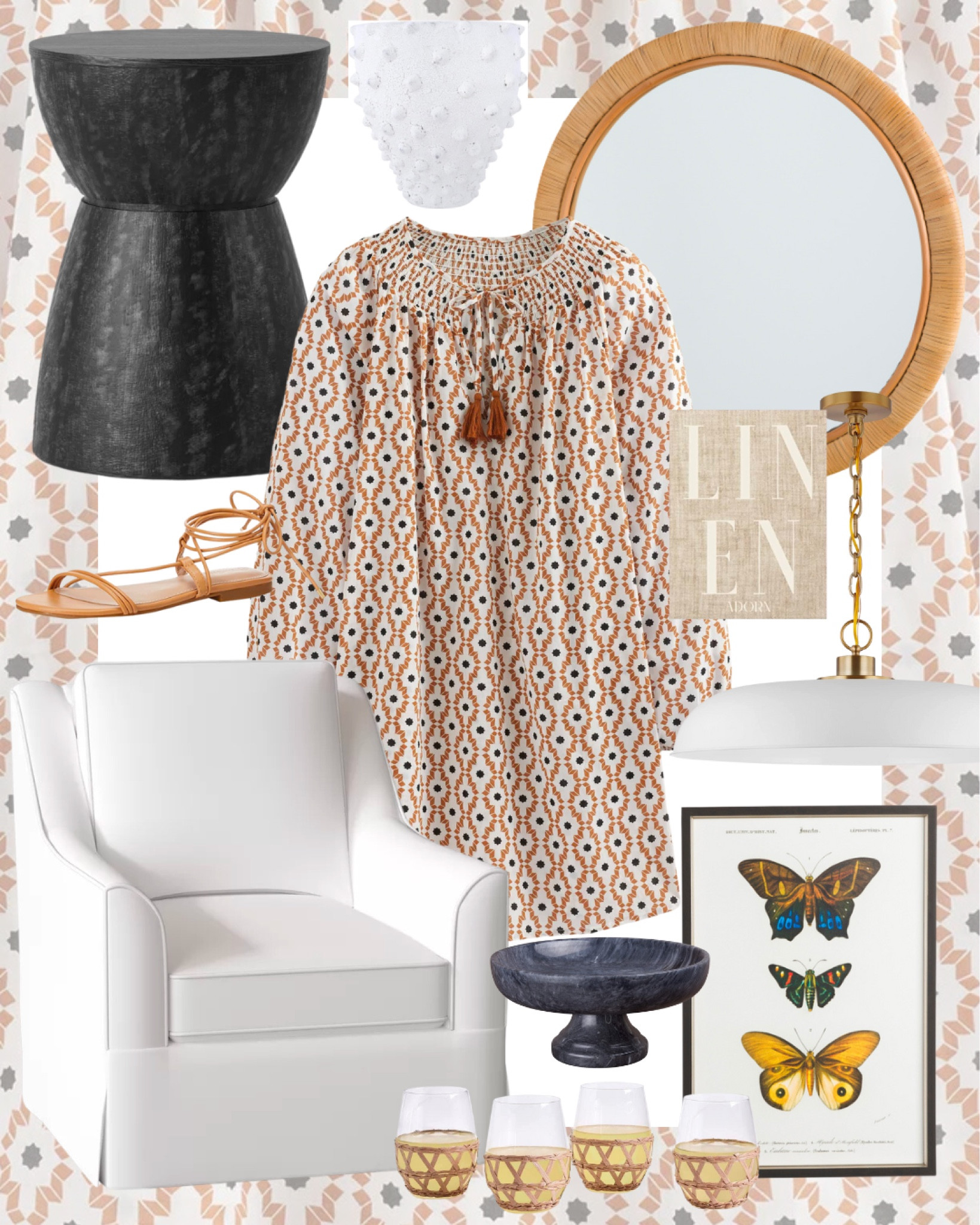 SALE ALERT! I just ordered this dress to give it a try. It looks like it will be a great throw and go kinda dress for spring and summer. Mixed in a few new home decor finds as well! 

Summer dress, spring dress, Mother’s Day gift, Mother’s Day, casual wedding guest dress, rattan mirror, swivel upholstered chair, art, framed art, sandals, white vase, coffee table book, pendant light, Amazon find, black side table, Target side tables, Target home, amazon home, home decor




#LTKunder100 #LTKsalealert #LTKhome