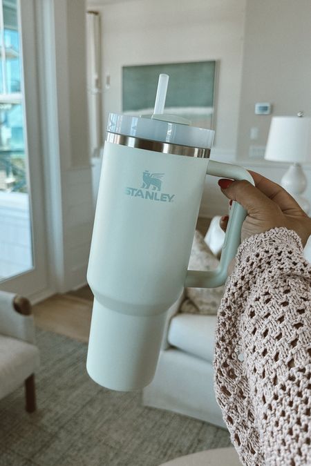 Living for this seafoam @stanley_brand thirst quencher 🧜🏼‍♀️🌊🐚 this is the color “mist” and the 40oz size but also available in other colors and styles 

#stanleypartner #stanley #tumbler #quencher #summer #beach #musthave

#LTKHome #LTKSeasonal #LTKFindsUnder50