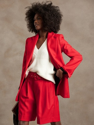 Sculpted Wool Blazer | Banana Republic (US)