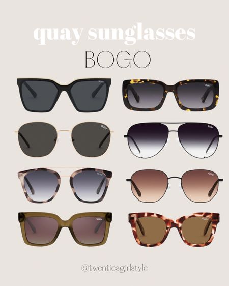 Quay sunglasses BOGO 🙌🏻🙌🏻

#LTKSeasonal #LTKbeauty #LTKstyletip