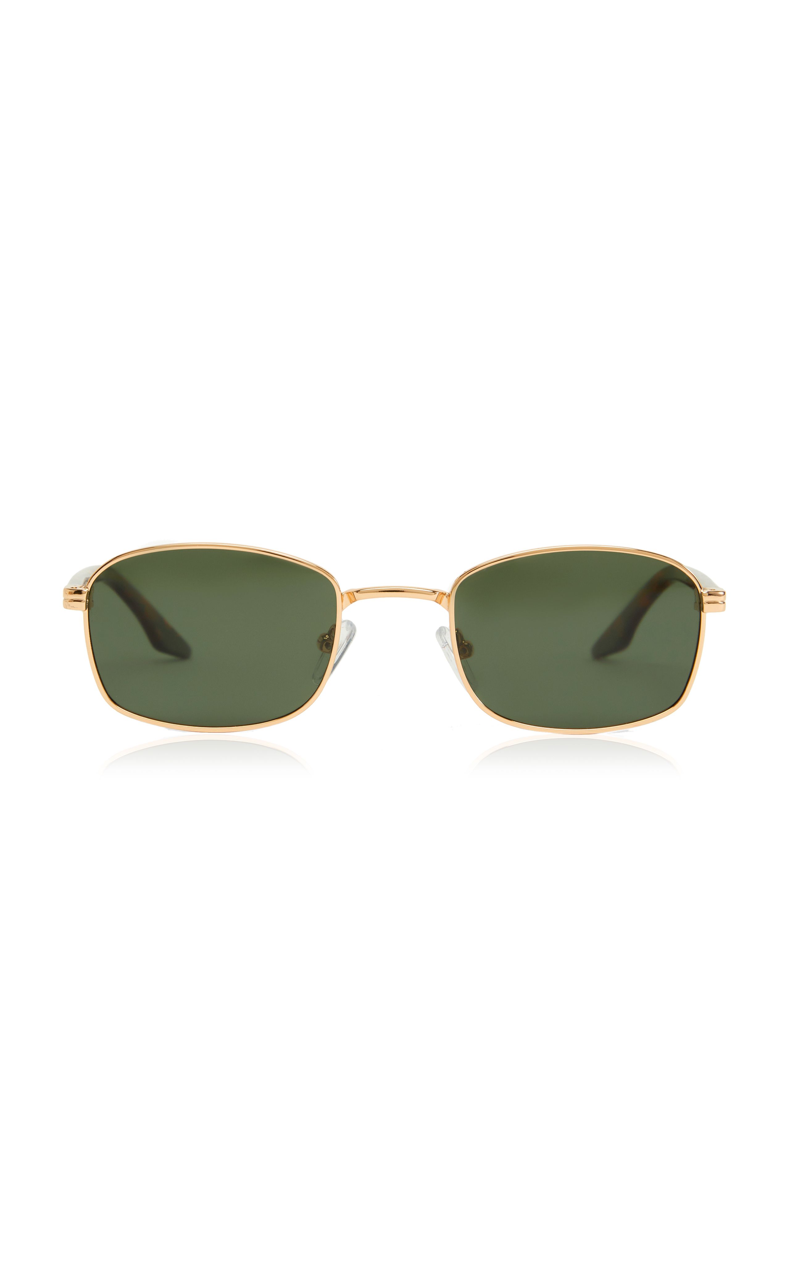 The Lima Square-Frame Metal Sunglasses | Moda Operandi (Global)