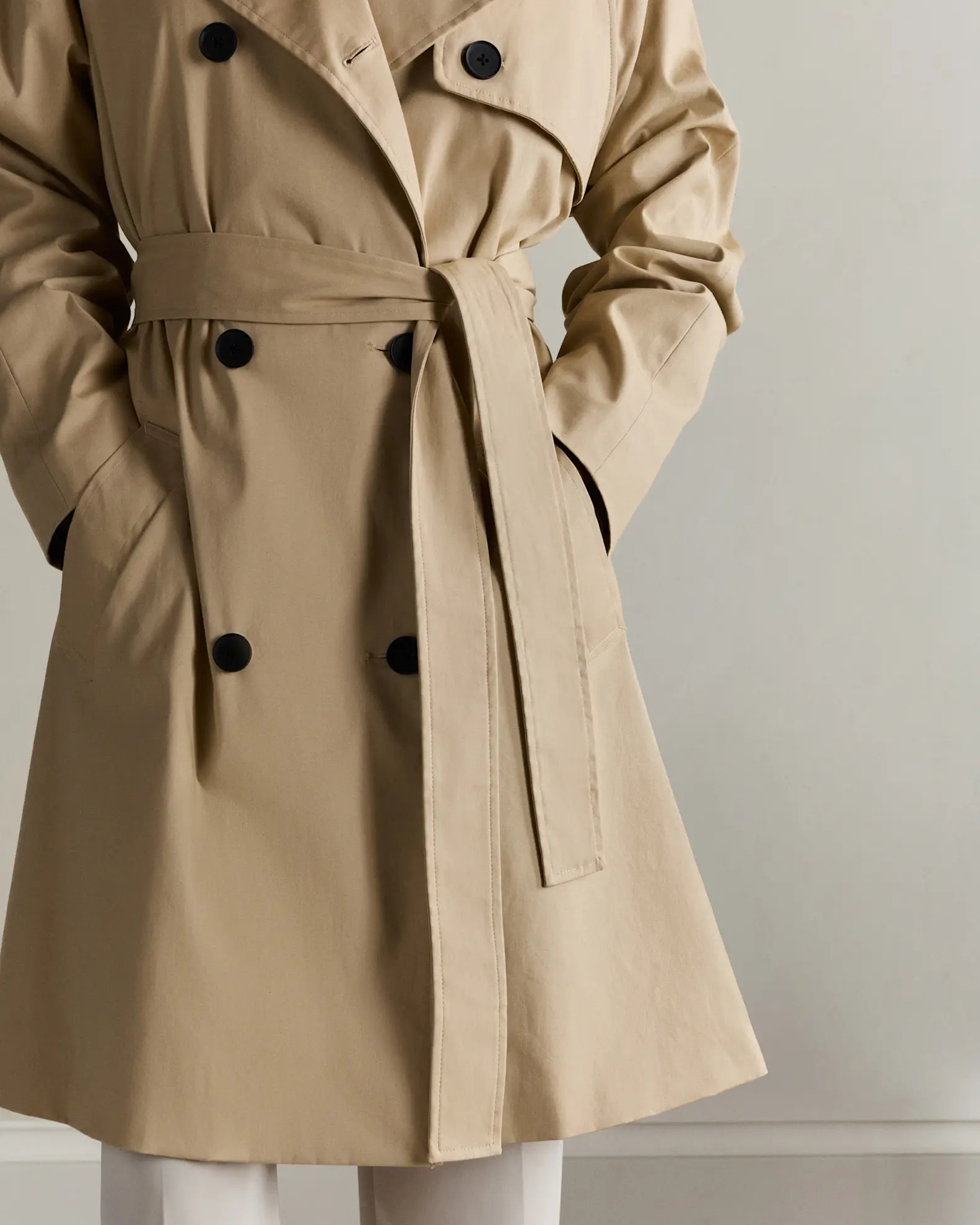 Women's Comfort Stretch Trench Coat in Light Khaki | Quince