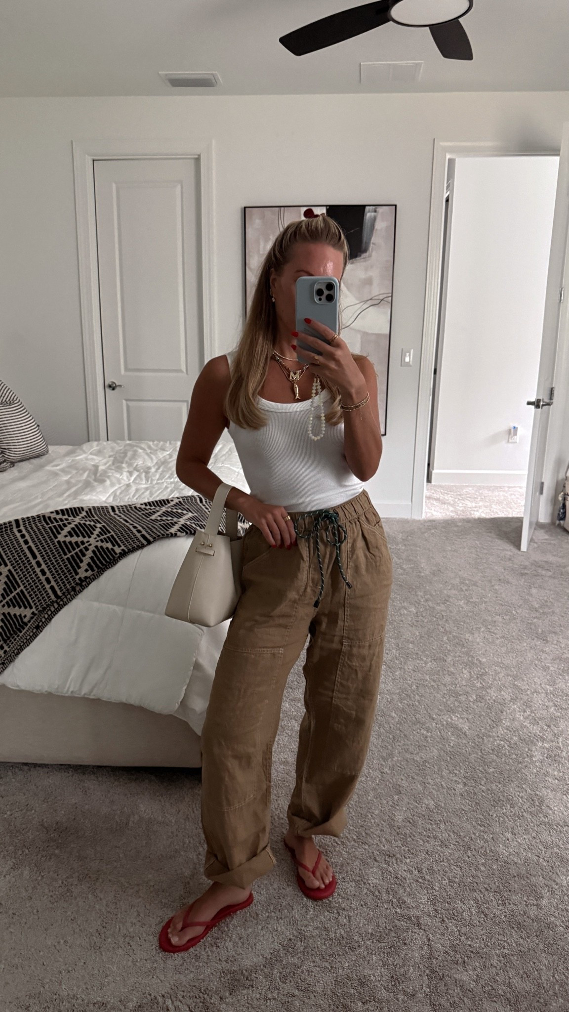 Rag and Bone Linen pants paired with their essential tank for today’s OOTD with my @Gigi New York bag 🤍

Small in both 

Elevated essentials, summer outfits, linen pants and a tank, Gigi New York bags, pop of color

#LTKootd #LTKSeasonal