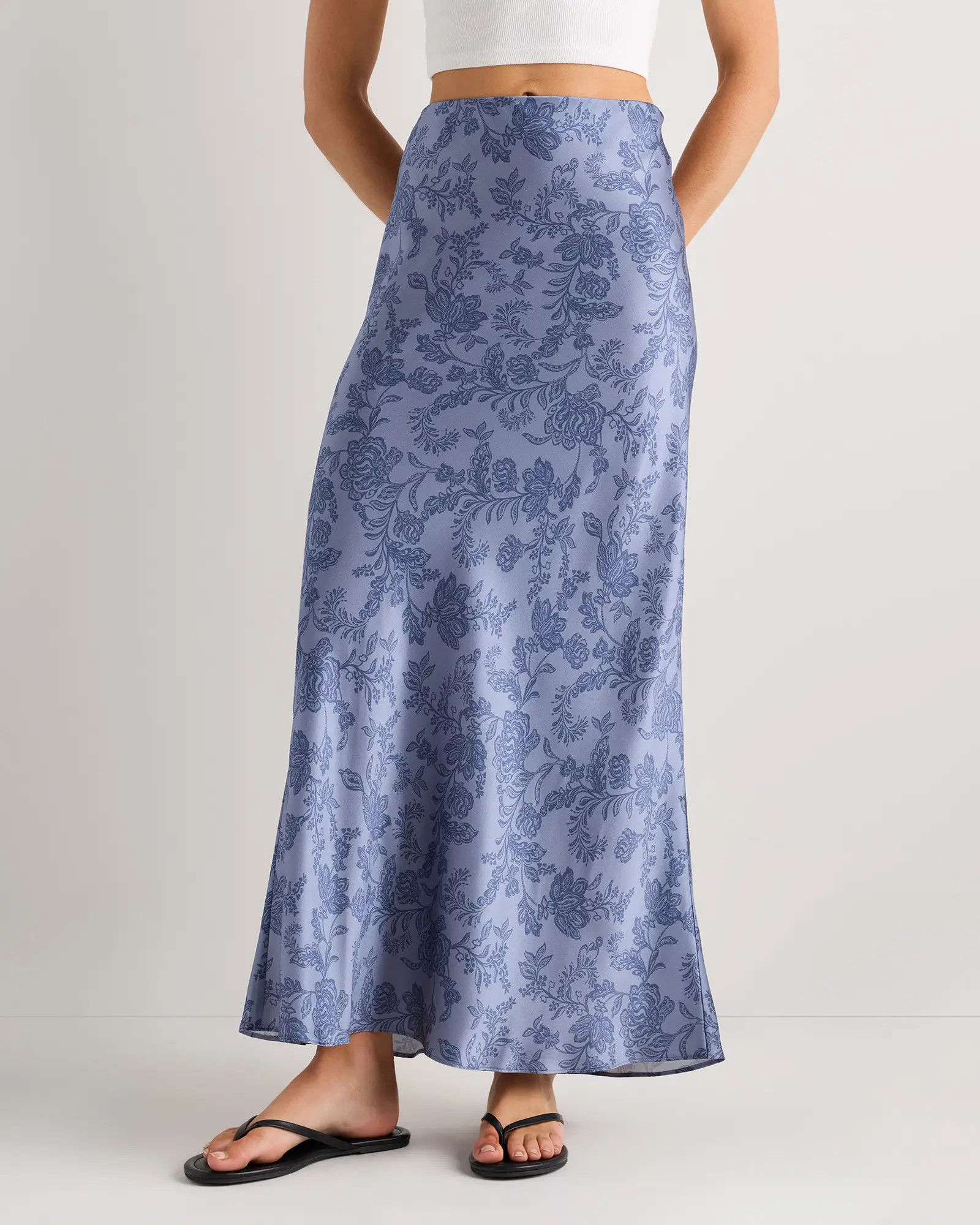 100% Washable Silk Maxi Skirt | Quince