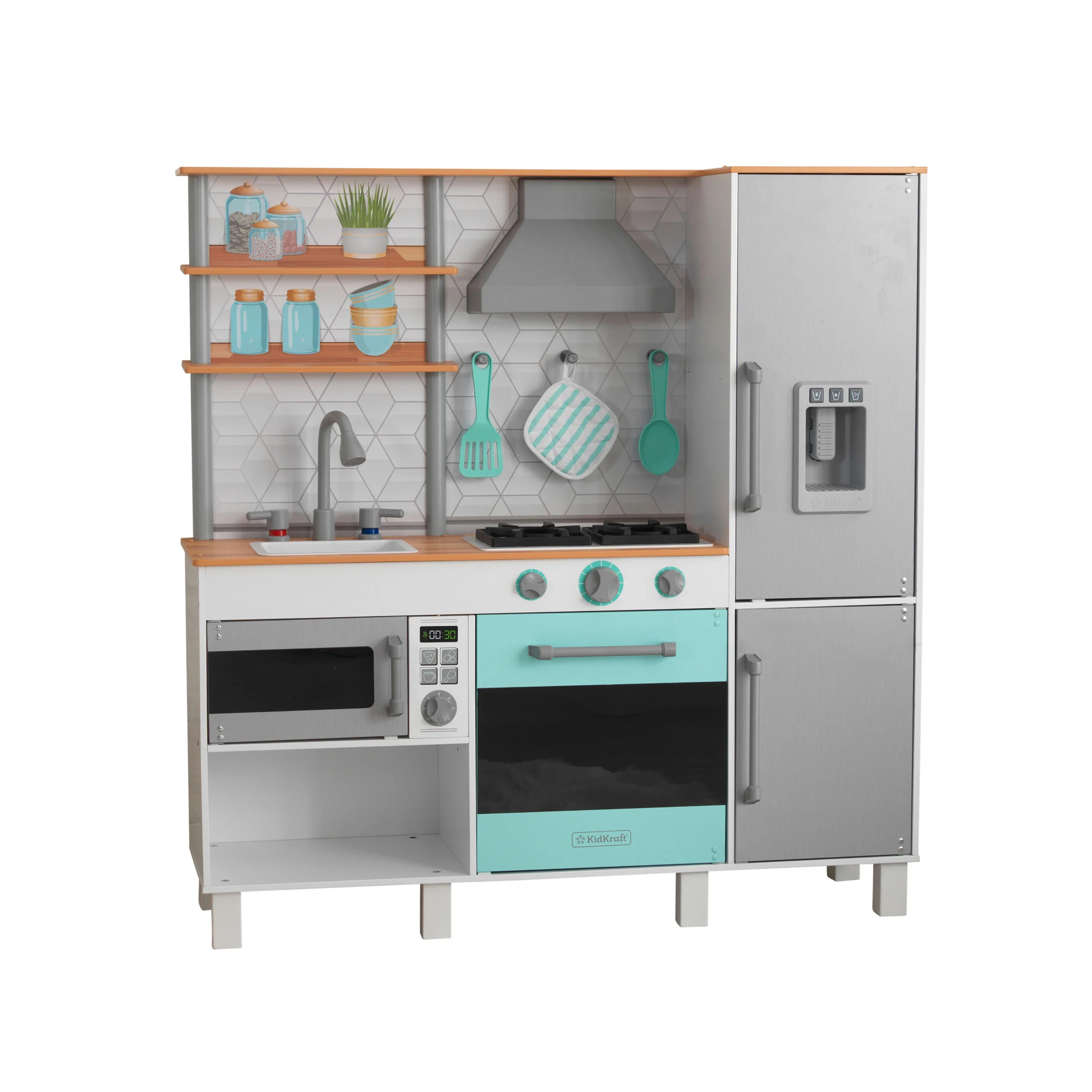 KidKraft Gourmet Chef Play Kitchen with EZ Kraft Assembly™ | Walmart (US)