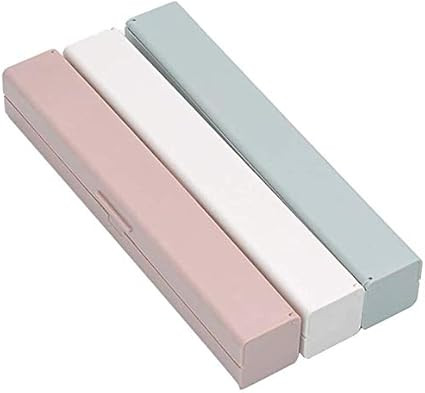 Comyglog 3 Pieces Plastic Wrap Dispenser, Food Wrap Cling Film Storage Organizer, Kitchen Aluminu... | Amazon (US)