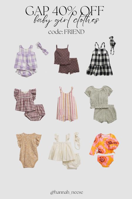 Gap baby sale - code: FRIEND - baby girl outfits for summer 

#LTKfamily #LTKsalealert #LTKbaby