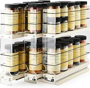 Vertical Spice - Cabinet Mounted Spice Rack Organizer - 3 Drawers, 30 Capacity - Sliding Cabinet ... | Amazon (US)