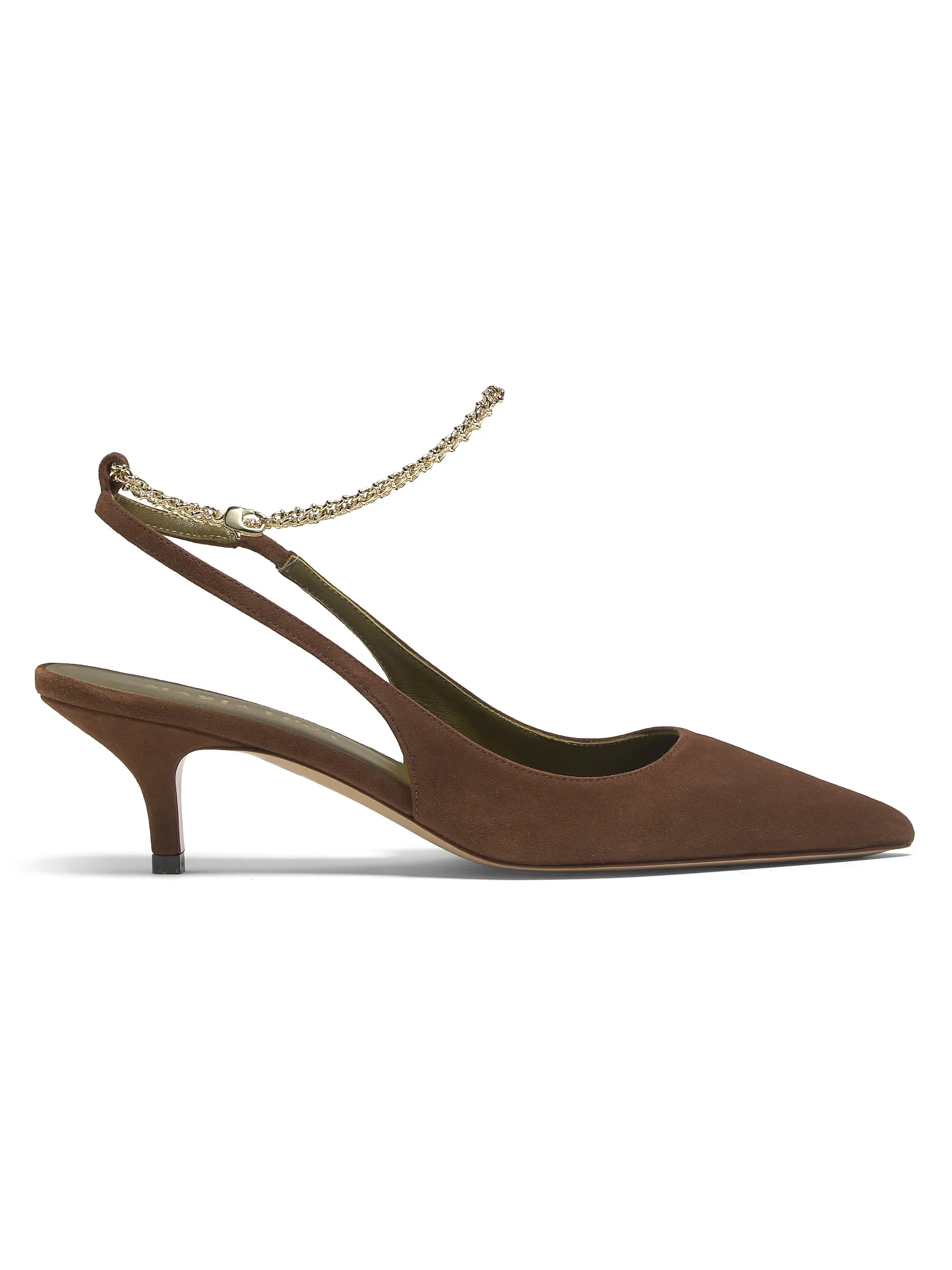 Felicia 60MM Suede Slingback Pumps | Saks Fifth Avenue