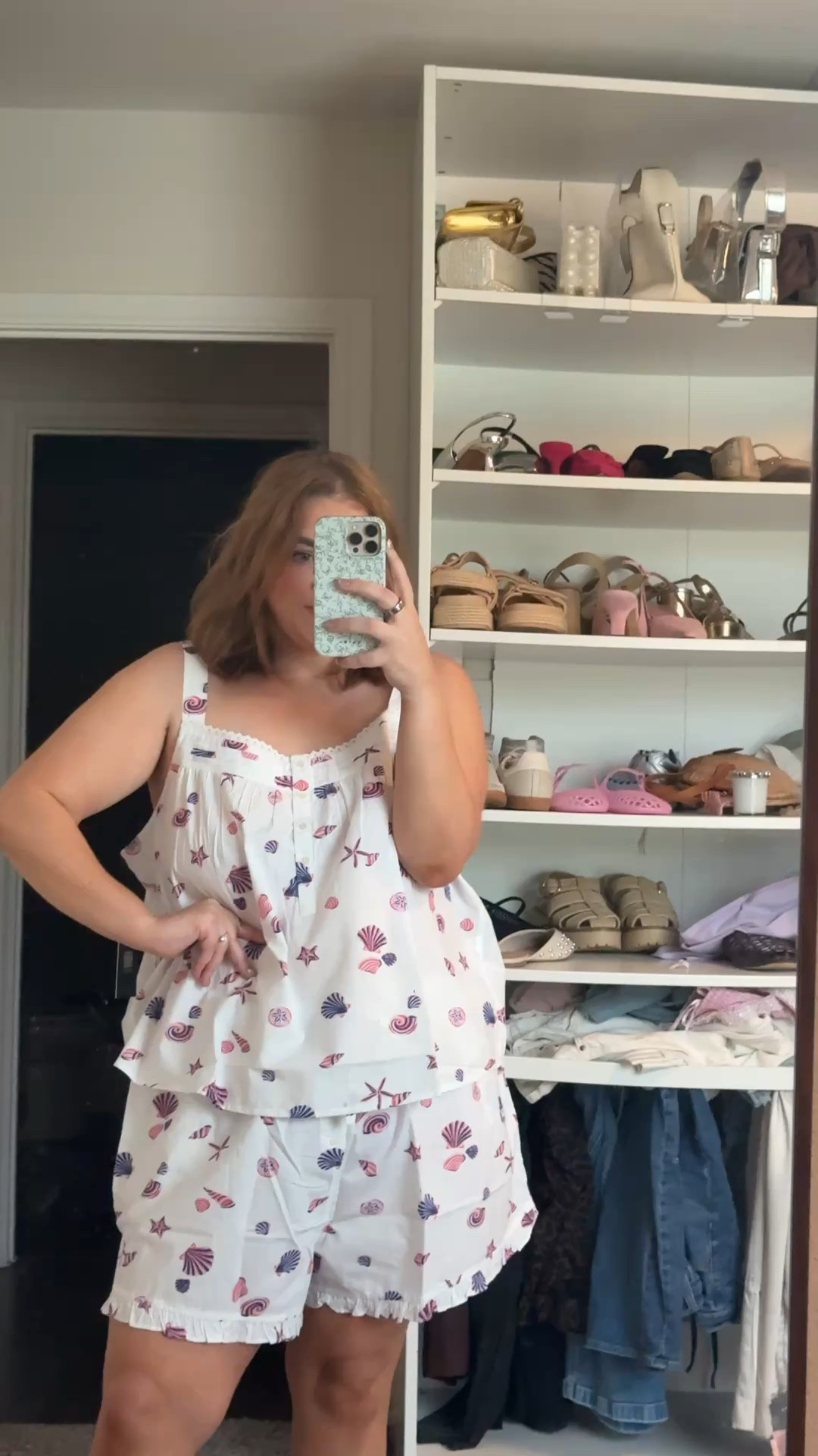 New Printfresh pjs for summer! Size down I’m wearing xxl and they’re pretty big

#LTKMidsize #LTKPlusSize