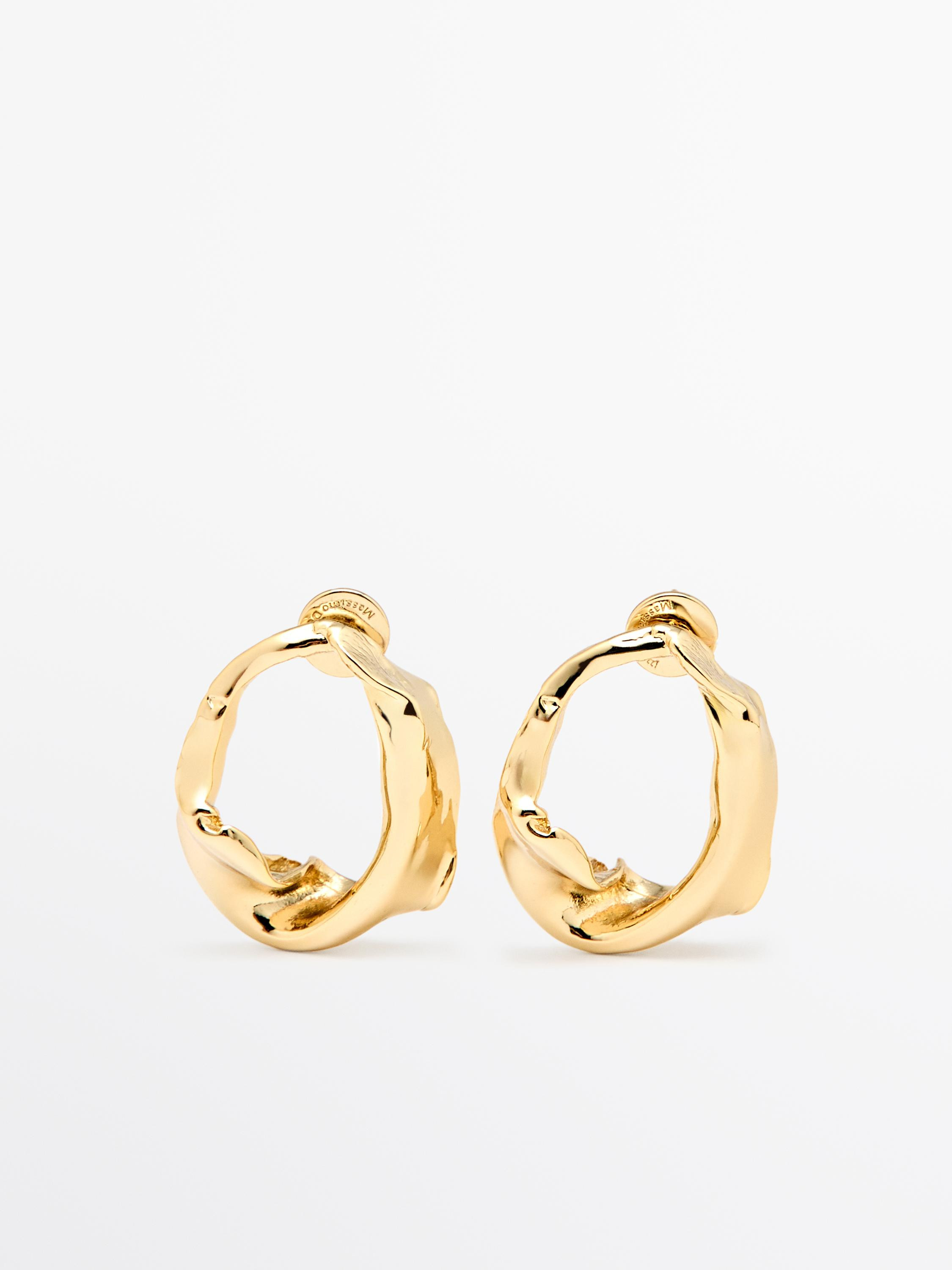 Irregular earrings | Massimo Dutti UK
