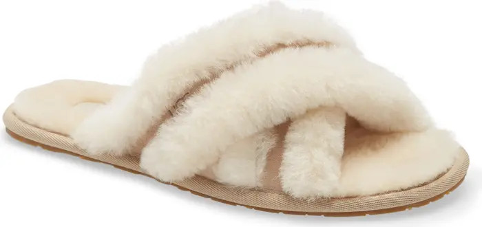 Scuffita Genuine Shearling Slide Slipper (Women) | Nordstrom