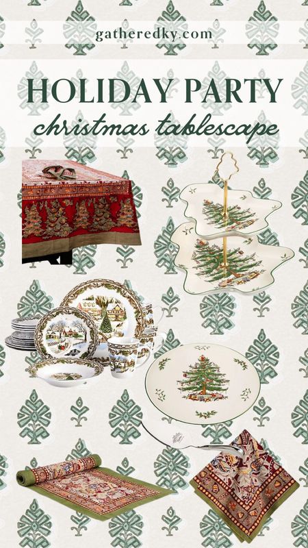 🎄Holiday Party: Christmas Tablescape🎄

Holiday Dishes, Christmas Lines, Christmas Serveware 

#LTKhome #LTKHoliday #LTKSeasonal