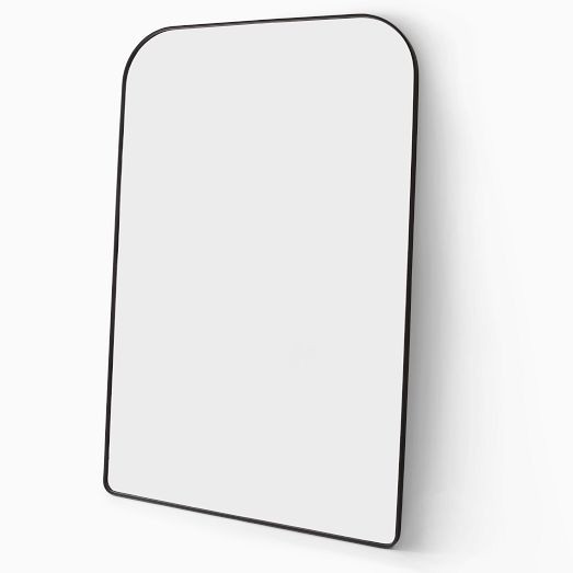 Streamline Oversized Wide Arch Metal Floor Mirror | West Elm (US)