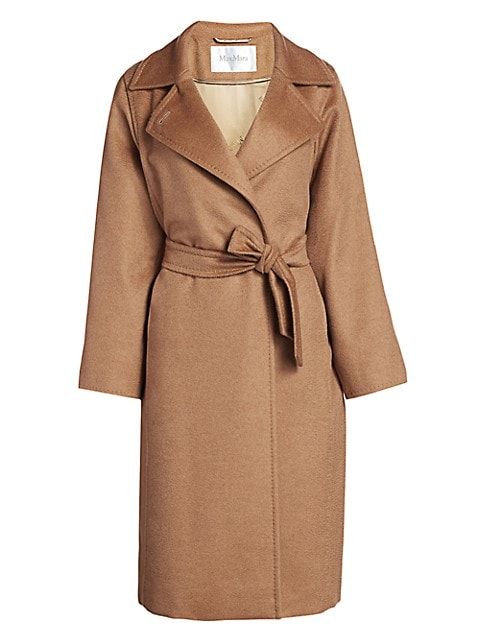 Manuela Icon Camel Hair Wool Wrap Coat | Saks Fifth Avenue