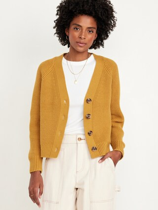Shaker-Stitch Cardigan | Old Navy (US)