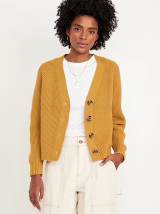 Shaker-Stitch Cardigan | Old Navy (US)