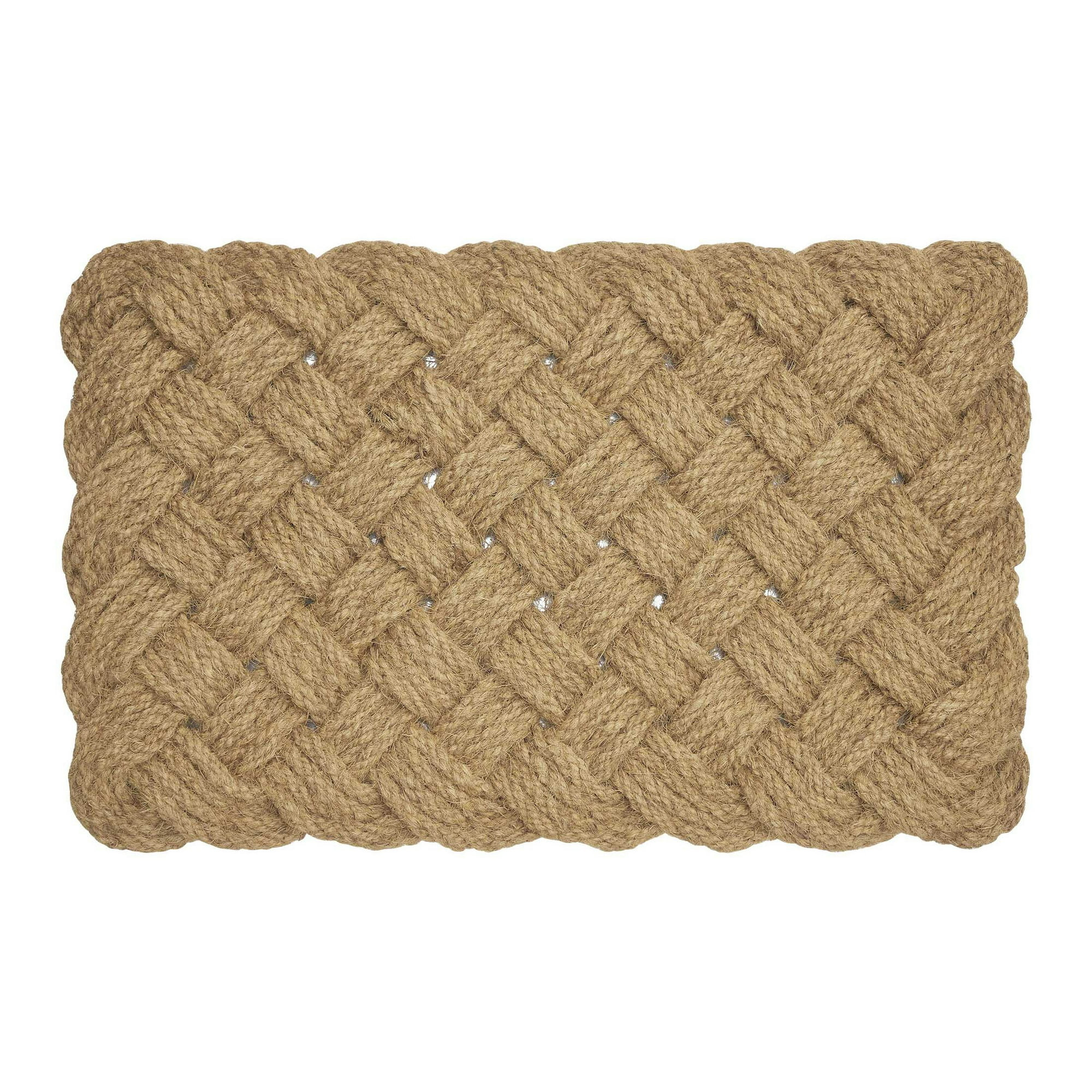 Better Homes & Gardens Natural Braided Coir Outdoor Doormat, 18" x 30" | Walmart (US)