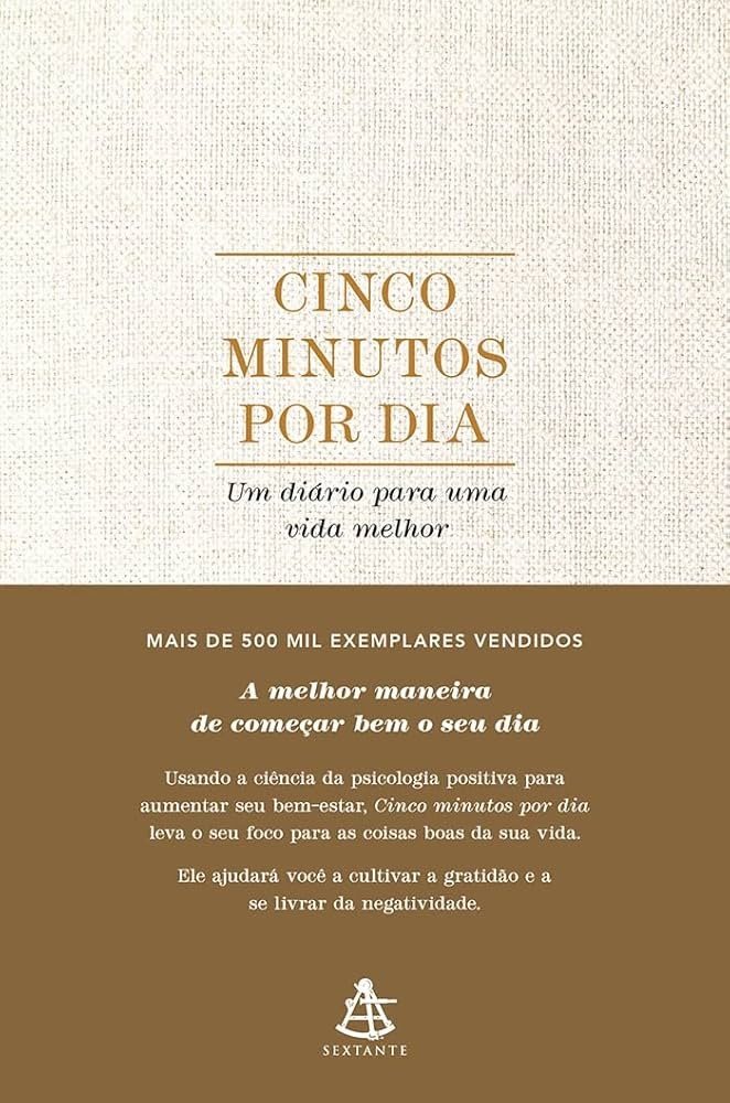 Cinco minutos por dia: Um diário para uma vida melhor | Amazon (BR)