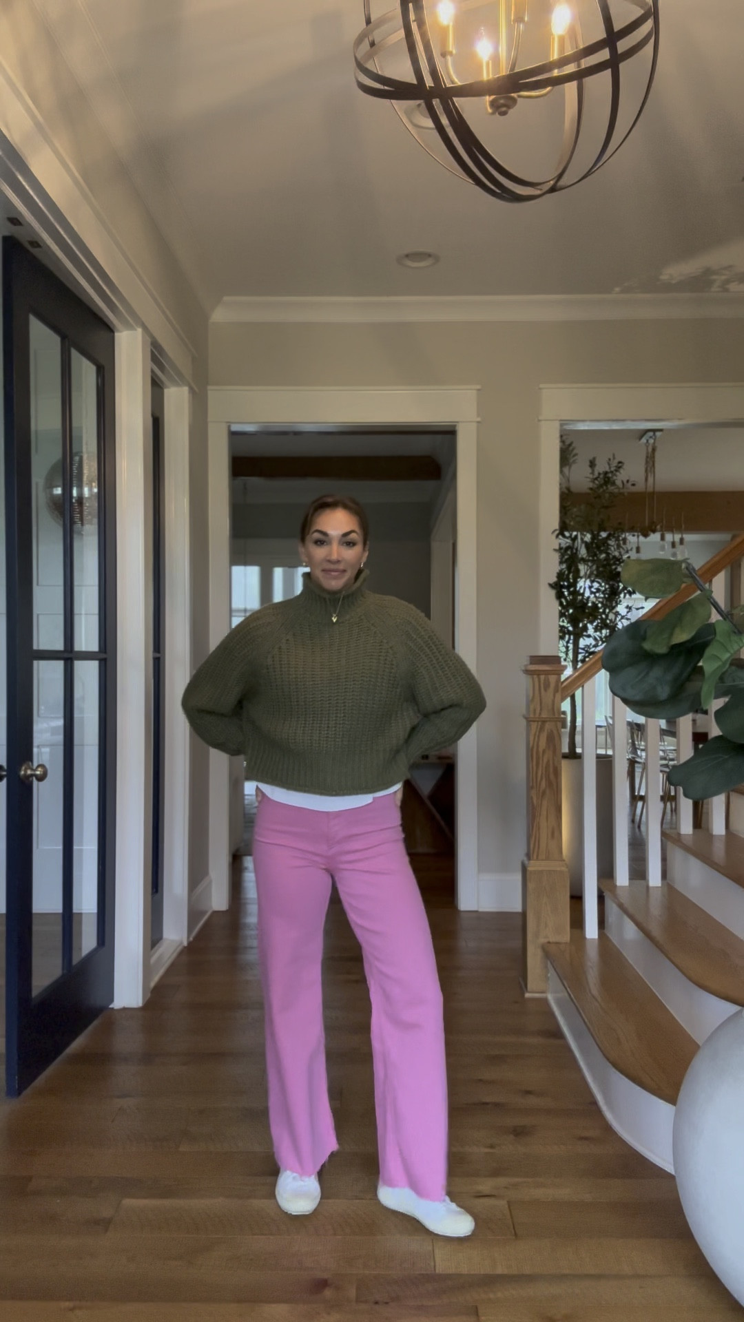 Pink for Fall? I say YES
•
I can’t find a link for the cardigan - brand is TCEC 🎀