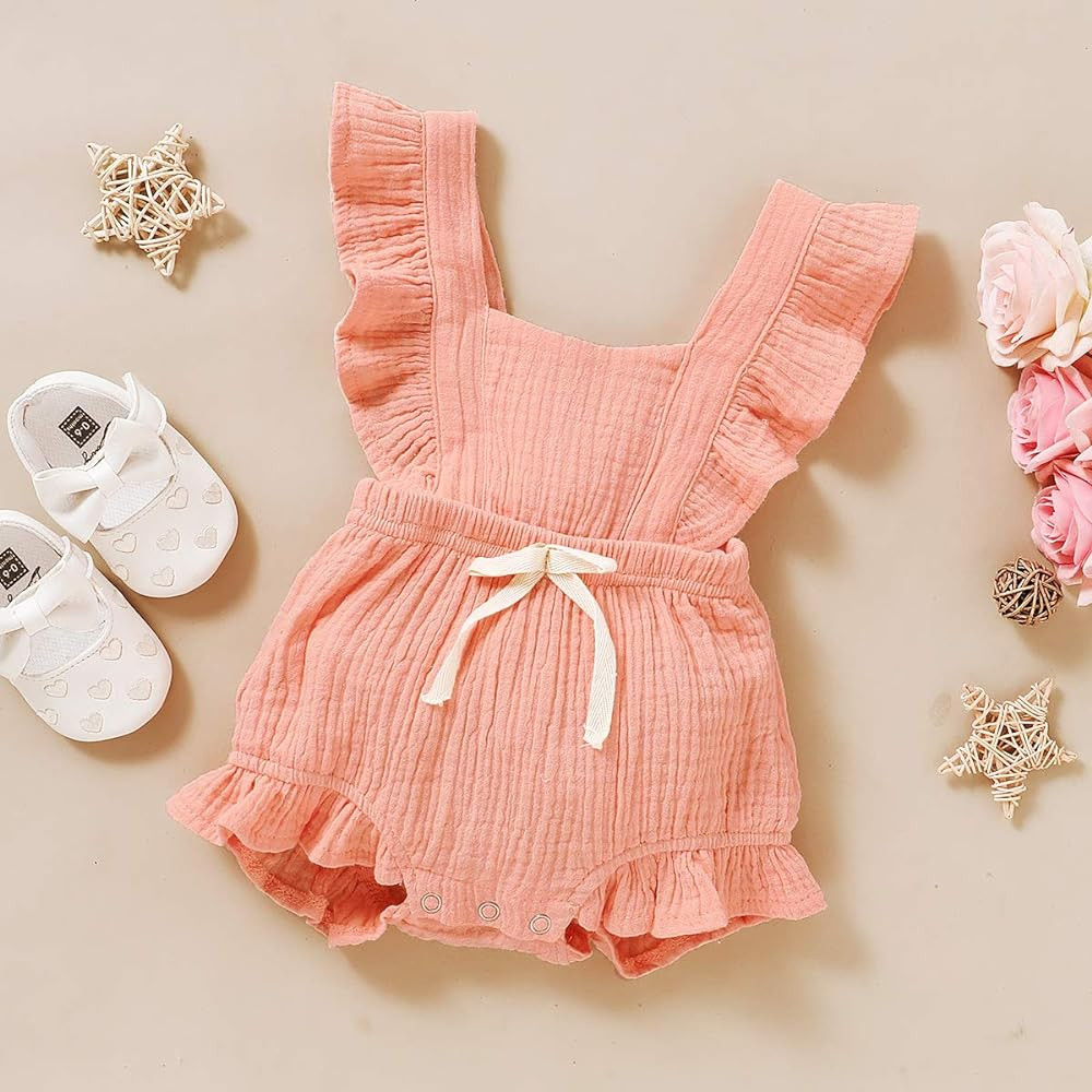 YOUNGER TREE Baby Girls Casual Jumpsuit | Amazon (US)