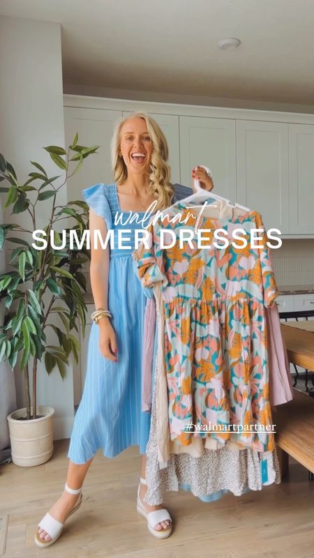 New summer dresses at Walmart! I’m 5’9 and wearing a size medium in each. #walmartpartner

#LTKStyleTip #LTKFindsUnder50 #LTKSeasonal