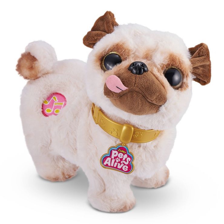 Pets Alive Poppy The Interactive Booty Shaking Plush Toy Pug by ZURU | Target