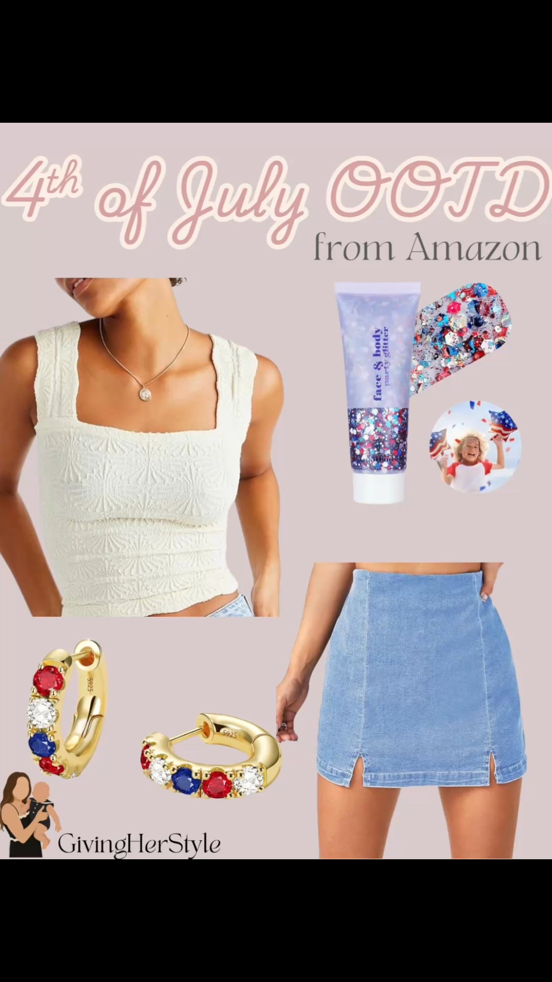 4th of July outfit ideas from Amazon prime 

4th of July, Fourth of July, USA, patriotic outfits, pool party, amazon fashion, amazon outfit idea, red white and blue, white shorts, graphic tshirt, travel, summer ootd 

#LTKSummerEdit 

#LTKSeasonal #LTKStyleTip #LTKFindsUnder50
