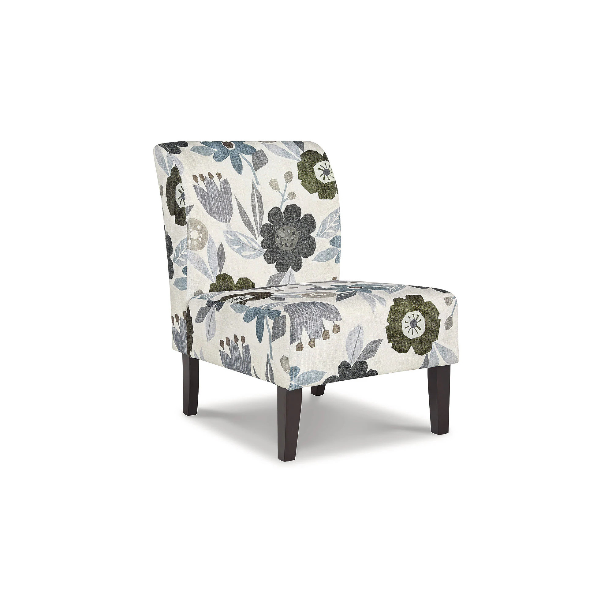 Signature Design by Ashley Triptis Floral Upholstered Accent Chair Polyester one_size | A3000074 | Lowe's
