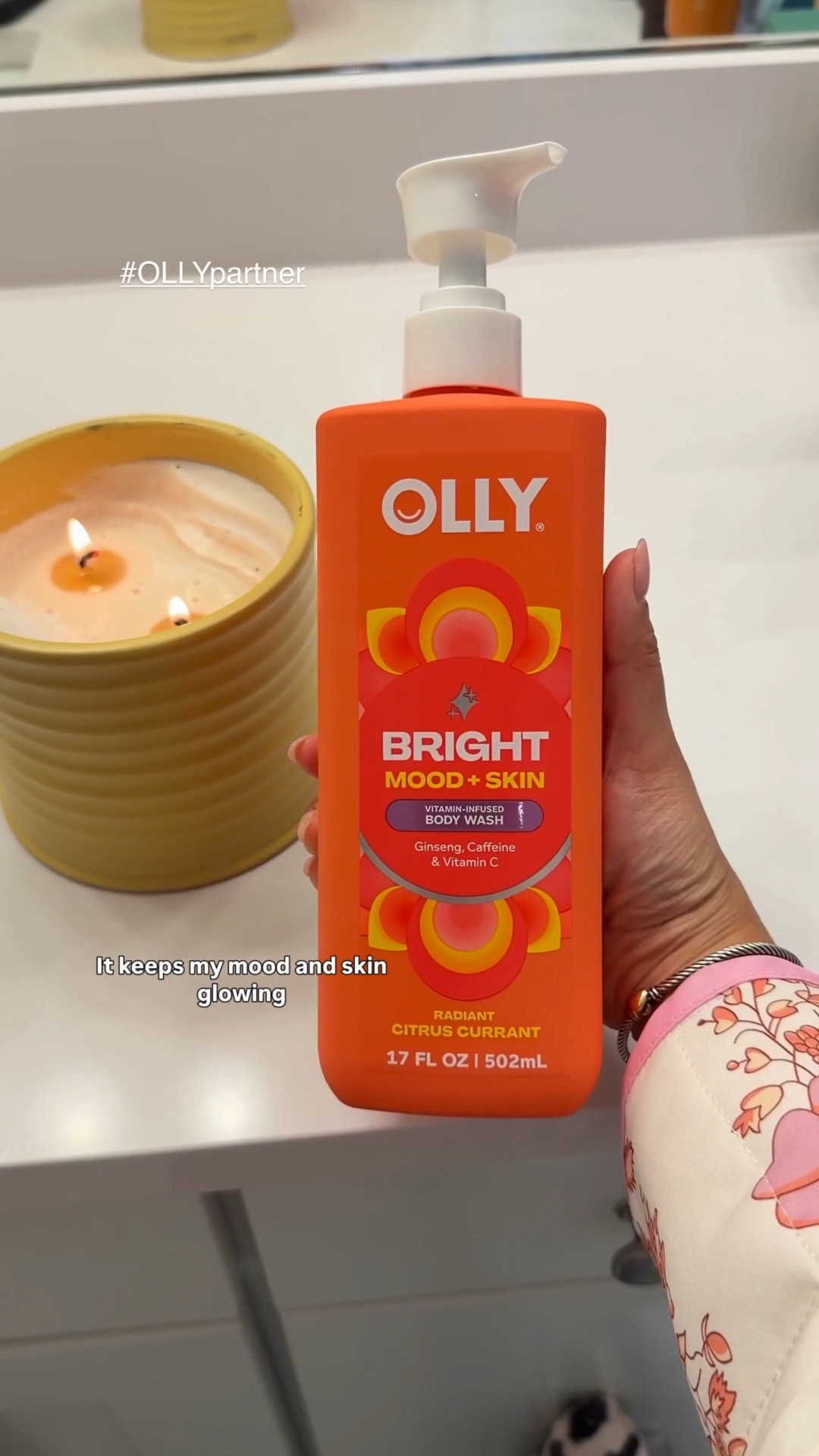 #OLLYPartner  I said goodbye to setting big goals and instead said yes to putting more energy towards my everyday routine. Making those simple moments more special and meaningful - starting with my shower routine! I’m using this daily time in the shower to replenish and add positive energy to my mornings and evenings! Which starts with my  favorite OLLY body wash! I love the bright scent which has notes of citrus currant, for an uplifting radiant vibe. It keeps my mood and skin glowing! Plus they have so many different options for whichever mood you're leaning into this year! Now through January get $3 off at Target!
@OLLYwellness #Ad


#LTKdayinmylife #LTKBeauty #LTKSaleAlert