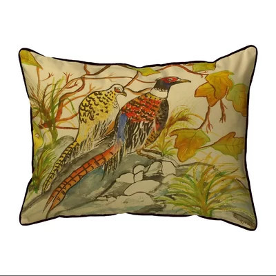 Pheasant Outdoor Rectangular Lumbar Pillow | Wayfair North America
