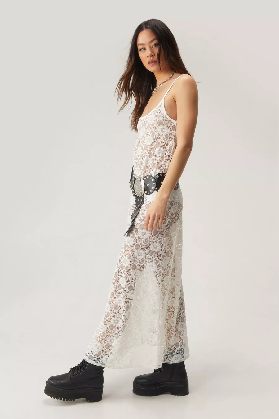 Lace Maxi Cami Dress | Nasty Gal US