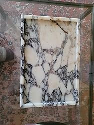 Real Luxurious Natural Marble Vanity Tray Genuine Marble Storage Tray for Home Decor Stone Tray f... | Amazon (US)
