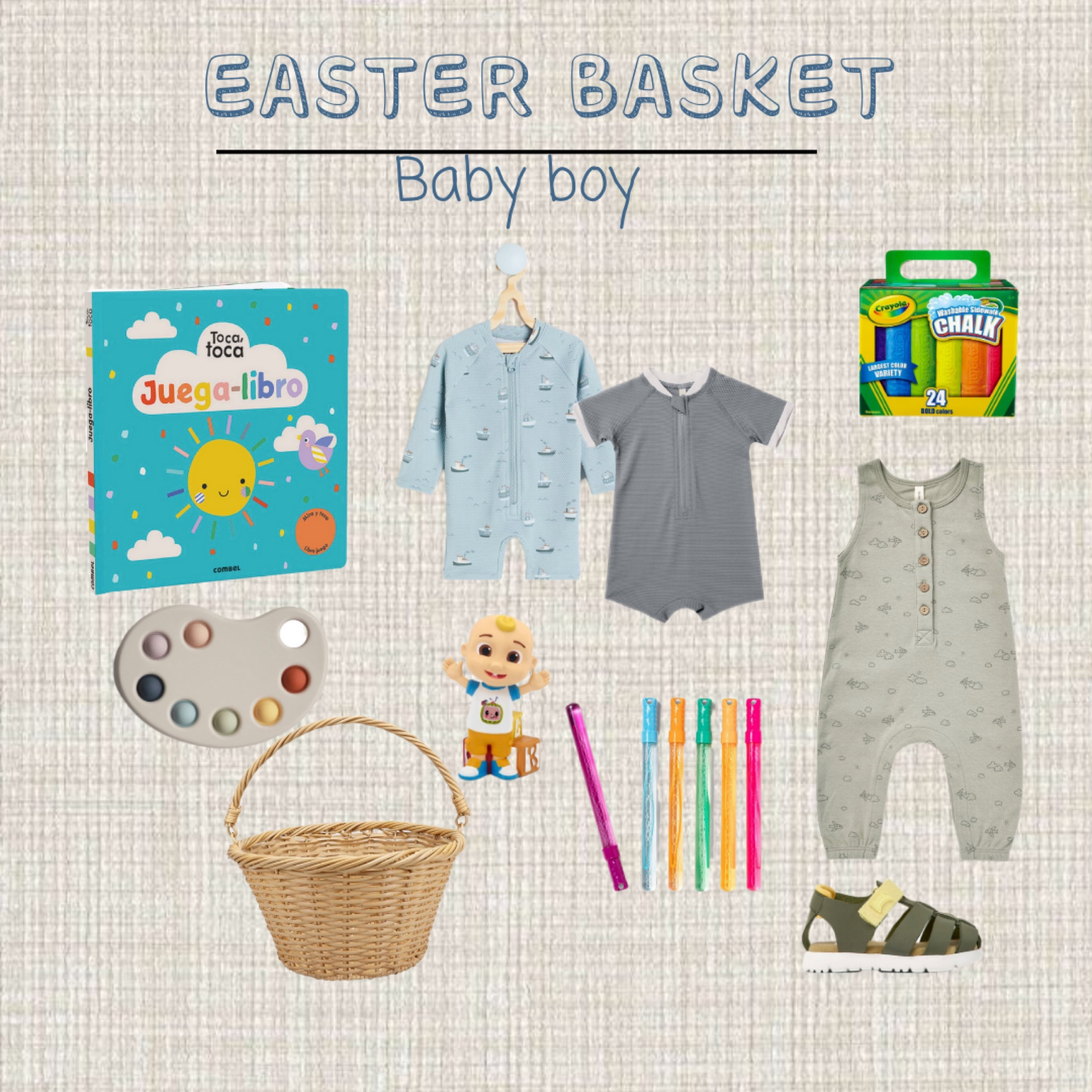 Baby boy Easter basket 
Quincy Mae H&M libros para bebes en español

#LTKSeasonal #LTKGiftGuide #LTKbaby