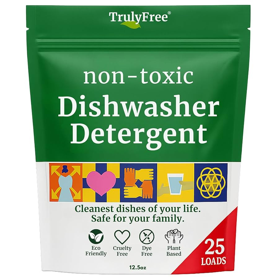 Dishwasher Detergent Powder | Natural Dish Detergent, Dishwasher Soap | Plastic Free, Plant-Based... | Amazon (US)