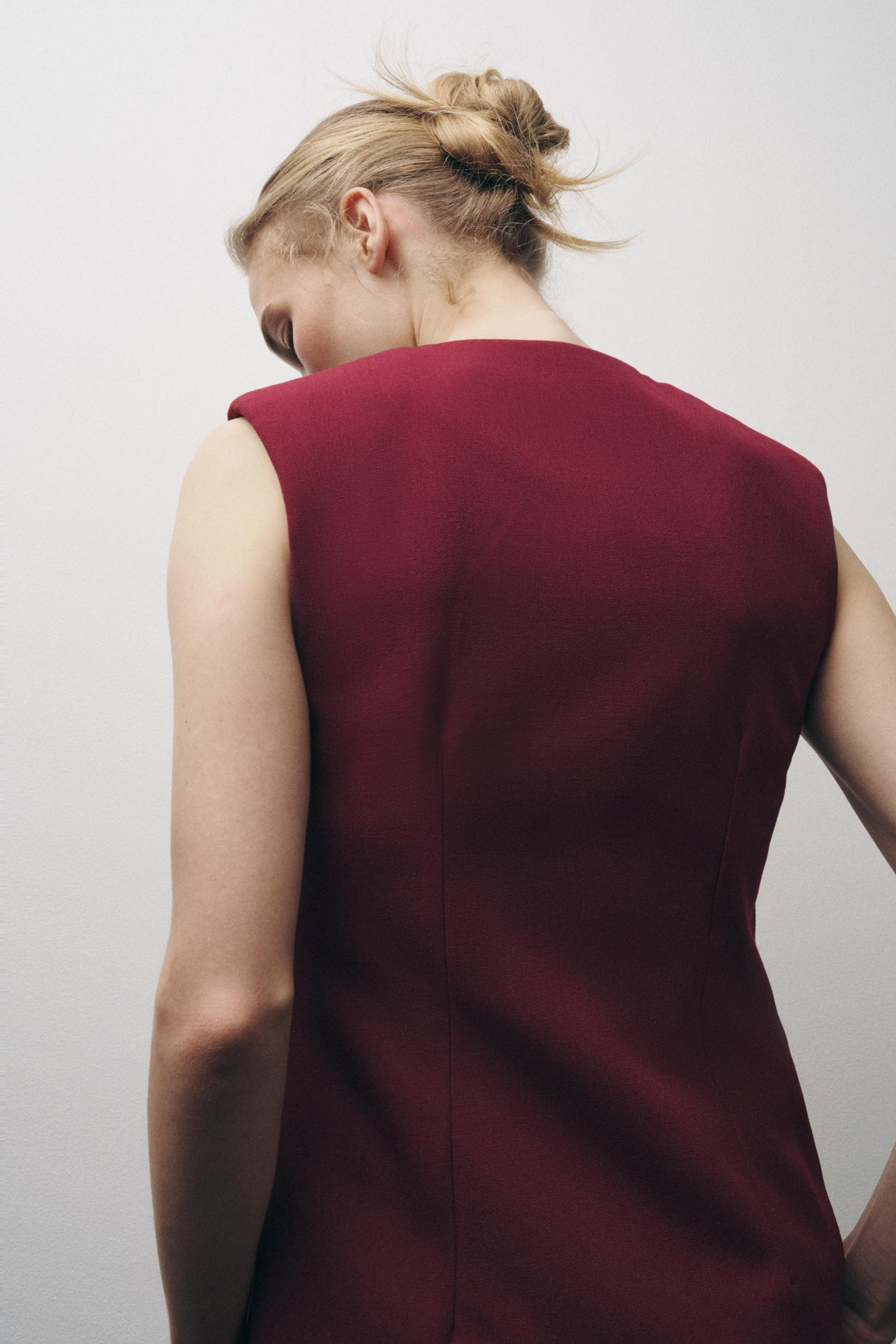 ZW COLLECTION WAISTCOAT WITH POCKETS | Zara UK