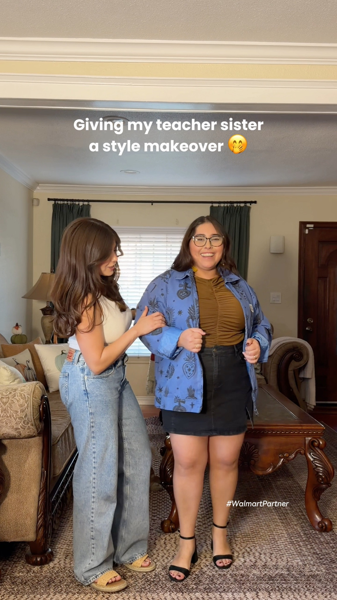 My sister's a millennial & I'm Gen Z but what we share is our orgullo. This Nueva Vida Collection by @hijadetumadre at @walmart celebrates our cultura, our roots, and the beauty being first-generation 🥀 shop these pieces exclusively at Walmart.com #WalmartPartner

#LTKMidsize #LTKFindsUnder50