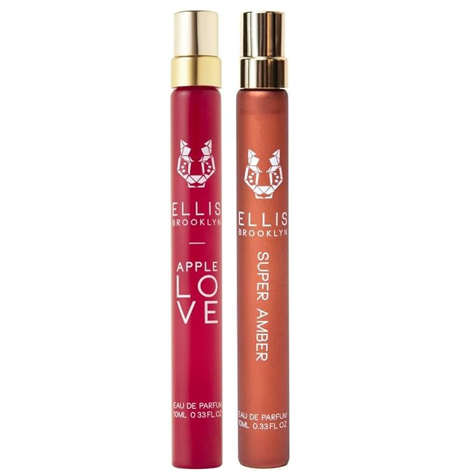 Ellis Brooklyn APPLE LOVE & SUPER AMBER Eau De Parfum for Women - Clean Perfume, Travel Size Long... | Amazon (US)