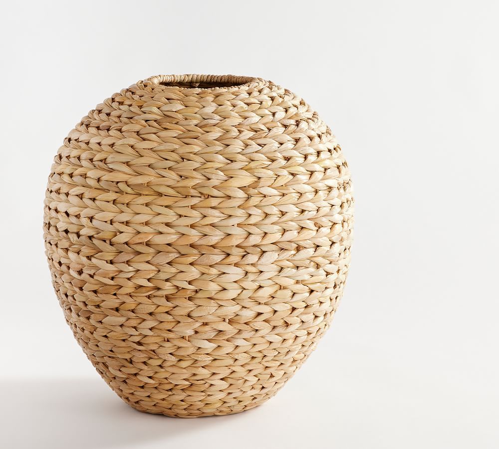 Woven Seagrass Vase, Natural,XL | Pottery Barn (US)